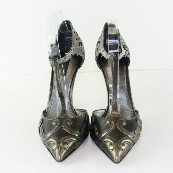 Dolce Gabbana Grey Stiletto Heels (EU 40 / 9 US) - Picture 2 of 12